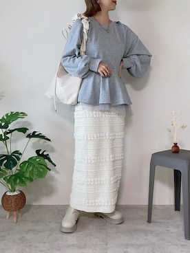 「JUNOAH」｜memeさん（レディース・158cm）の秋コーディネート