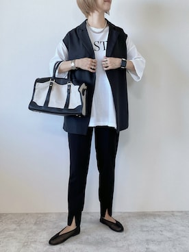 「ボストンバッグ」｜memeさん（レディース・158cm）の夏コーディネート