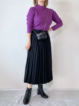 「RR TOKYO（アールアールトウキョウ）のアイテム」を使った、memeさん（レディース・158cm）の秋コーディネート