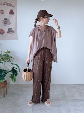memeさん(レディース・158cm)の夏コーディネート