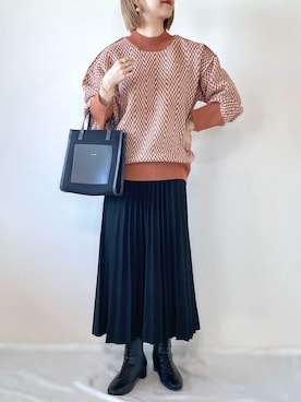 「RR TOKYO（アールアールトウキョウ）のアイテム」を使った、memeさん（レディース・158cm）の冬コーディネート