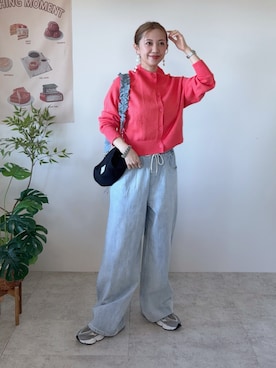 memeさん（レディース・158cm）の春コーディネート