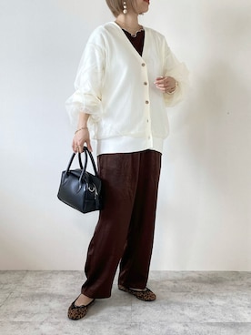 「SEPTEMBER MOON（セプテンバームーン）のアイテム」を使った、memeさん（レディース・158cm）の秋コーディネート