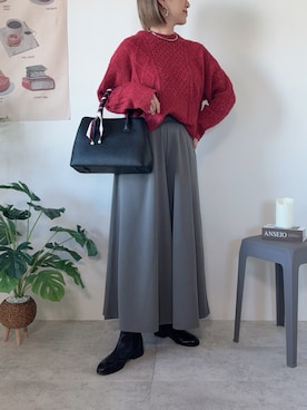 memeさん（レディース・158cm）の冬コーディネート