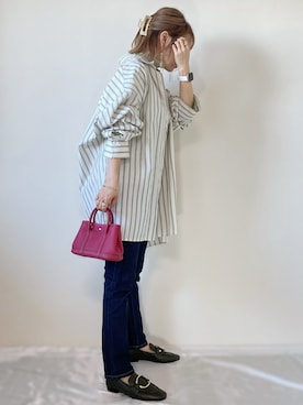 「イマイバッグ」｜memeさん（レディース・158cm）の春コーディネート