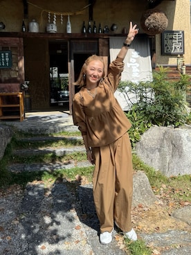memeさん（レディース・158cm）の秋コーディネート