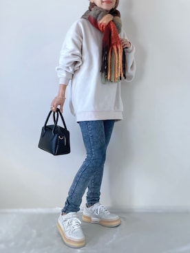 memeさん（レディース・158cm）の冬コーディネート