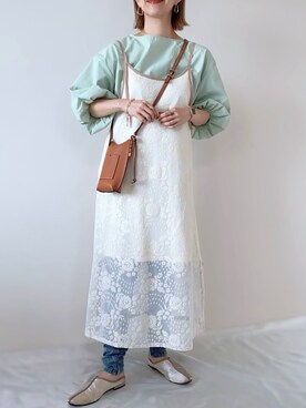 memeさん（レディース・158cm）の春コーディネート