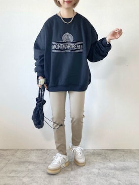 「Rename（リネーム）のアイテム（バッグ）」を使った、memeさん（レディース・158cm）の秋コーディネート
