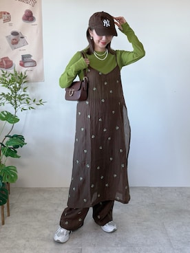 memeさん（レディース・158cm）の冬コーディネート