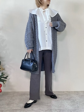 memeさん（レディース・158cm）の冬コーディネート