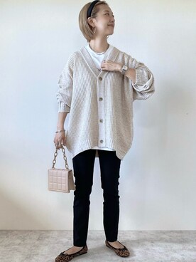 「SEPTEMBER MOON（セプテンバームーン）のアイテム」を使った、memeさん（レディース・158cm）の秋コーディネート