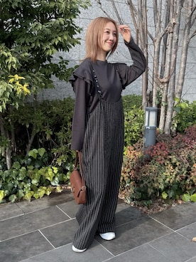 「AIC.（エーアイシー）のアイテム」を使った、memeさん（レディース・158cm）の冬コーディネート