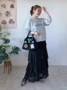 memeさん（レディース・158cm）の冬コーディネート