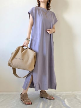 「Rename（リネーム）のアイテム（バッグ）」を使った、memeさん（レディース・158cm）の夏コーディネート