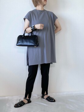 「florist」｜「アイテム（サンダル）」を使った、memeさん（レディース・158cm）の夏コーディネート