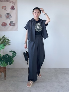 memeさん（レディース・158cm）の夏コーディネート