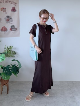 「RANAN（ラナン）のアイテム」を使った、memeさん（レディース・158cm）の夏コーディネート