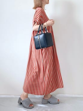 「JOURNAL STANDARD relume（ジャーナルスタンダード　レリューム）のアイテム（ワンピース/ドレス）」を使った、memeさん（レディース・158cm）の夏コーディネート
