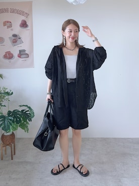memeさん(レディース・158cm)の夏コーディネート
