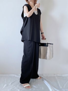 「UNITED ARROWS（ユナイテッドアローズ）のアイテム（ブレスレット）」を使った、memeさん（レディース・158cm）の夏コーディネート