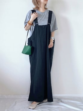 「MATCH&more（マッチアンドモア）のアイテム」を使った、memeさん（レディース・158cm）の秋コーディネート