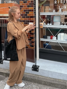 「FREAK'S STORE（フリークスストア）のアイテム（その他パンツ）」を使った、memeさん（レディース・158cm）の秋コーディネート