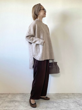 「SEPTEMBER MOON（セプテンバームーン）のアイテム」を使った、memeさん（レディース・158cm）の秋コーディネート