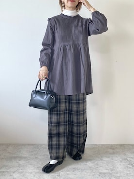 「クリスプ」｜「アイテム（パンプス）」を使った、memeさん（レディース・158cm）の秋コーディネート