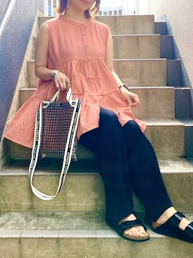 memeさん（レディース・158cm）の夏コーディネート