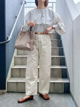 「Bermosa（ベルモサ）のアイテム」を使った、memeさん（レディース・158cm）の春コーディネート