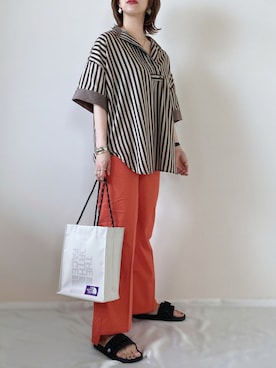 「RECTANGLE」｜memeさん（レディース・158cm）の夏コーディネート