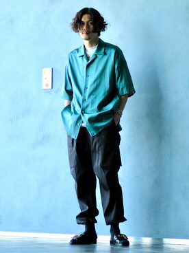 downeyさん（メンズ・180cm）の夏コーディネート