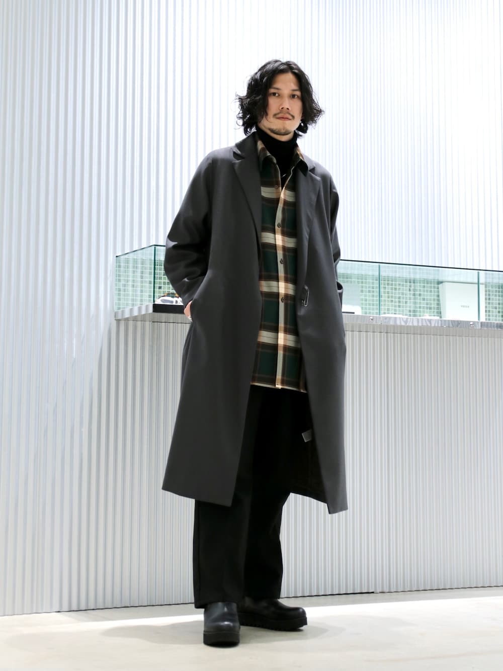 Lui's（ルイス）の「ウールカルゼタイロッケンコート（その他アウター