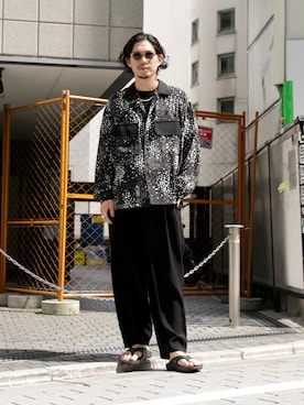 downeyさん（メンズ・180cm）の夏コーディネート