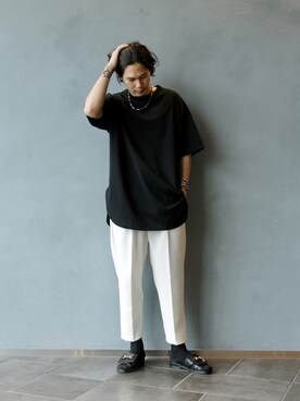 downeyさん（メンズ・180cm）の夏コーディネート