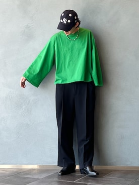 downeyさん（メンズ・180cm）の春コーディネート