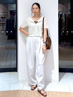 「アイテム（リング）」を使った、がままきさん（レディース・167cm・30代）の夏コーディネート