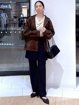 がままきさん(レディース・167cm)の冬コーディネート