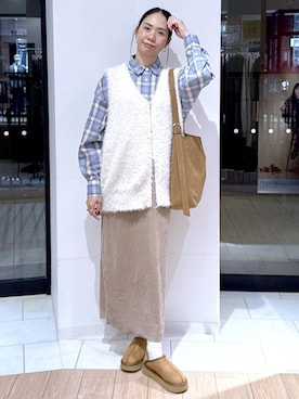 「アイテム（その他シューズ）」を使った、がままきさん（レディース・167cm）の冬コーディネート