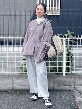 「アイテム（シュシュ）」を使った、がままきさん（レディース・167cm・30代）の秋コーディネート