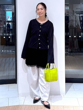 「アイテム（パンツ）」を使った、がままきさん（レディース・167cm・30代）の秋コーディネート