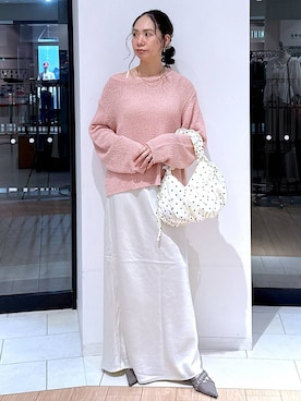 「アイテム（ピアス（両耳用））」を使った、がままきさん（レディース・167cm・30代）の夏コーディネート