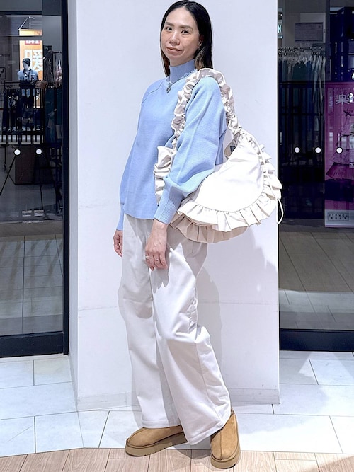 セール】高山直子さんコラボ/撥水フリルショルダー/EiiS/133570