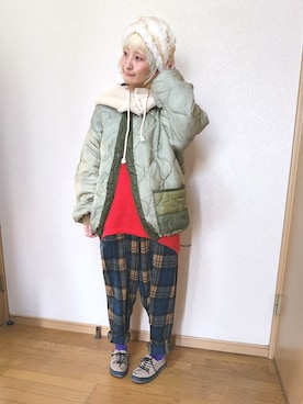 「JEANS FACTORY （ジーンズファクトリー）のアイテム」を使った、love blue さん（レディース・158cm）の冬コーディネート