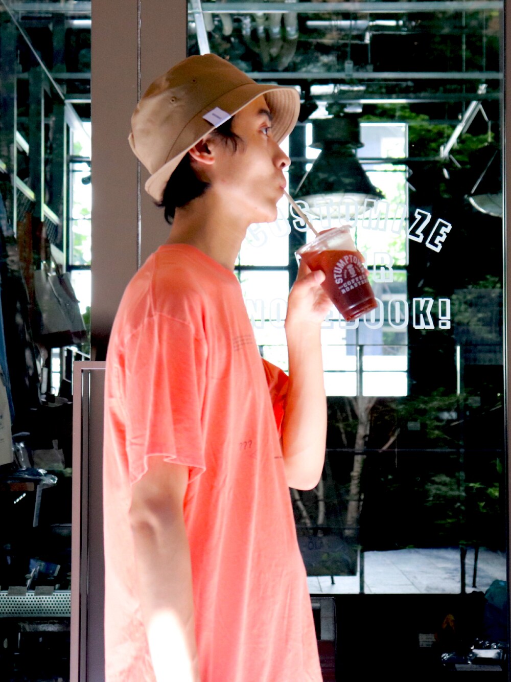 RAF SIMONSのTシャツ/カットソー（オレンジ系）を使った人気