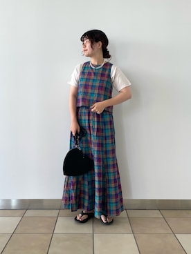TSUNODAさん（レディース・160cm）の夏コーディネート