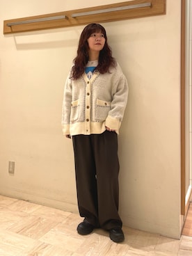 「FREDY&GLOSTER」｜TSUNODAさん（レディース・160cm）の冬コーディネート