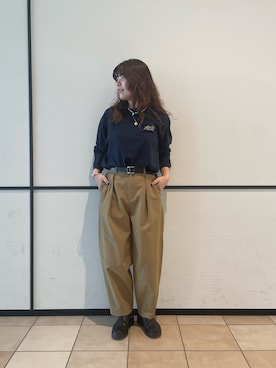 「初秋コーデ」｜TSUNODAさん（レディース・160cm）の秋コーディネート