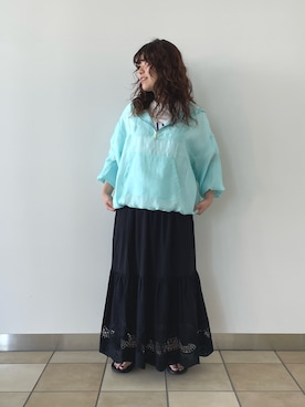 TSUNODAさん（レディース・160cm）の春コーディネート